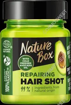 Nature Box NATURE BOX Avocado Oil Hair Shot maska do włosów, regeneracja 60 ml