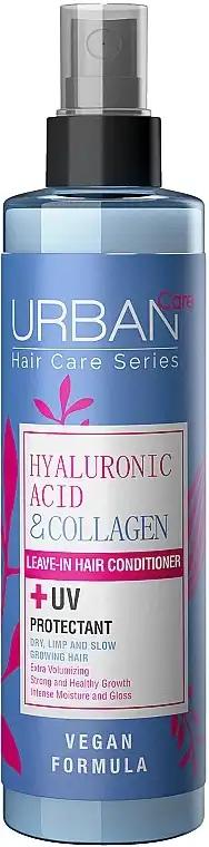 Urban Care Dwufazowa odżywka w sprayu z kwasem hialuronowym i kolagenem do włosów suchych i wolno rosnących, Hyaluronic Acid & Collagen Leave-In Hair Conditioner