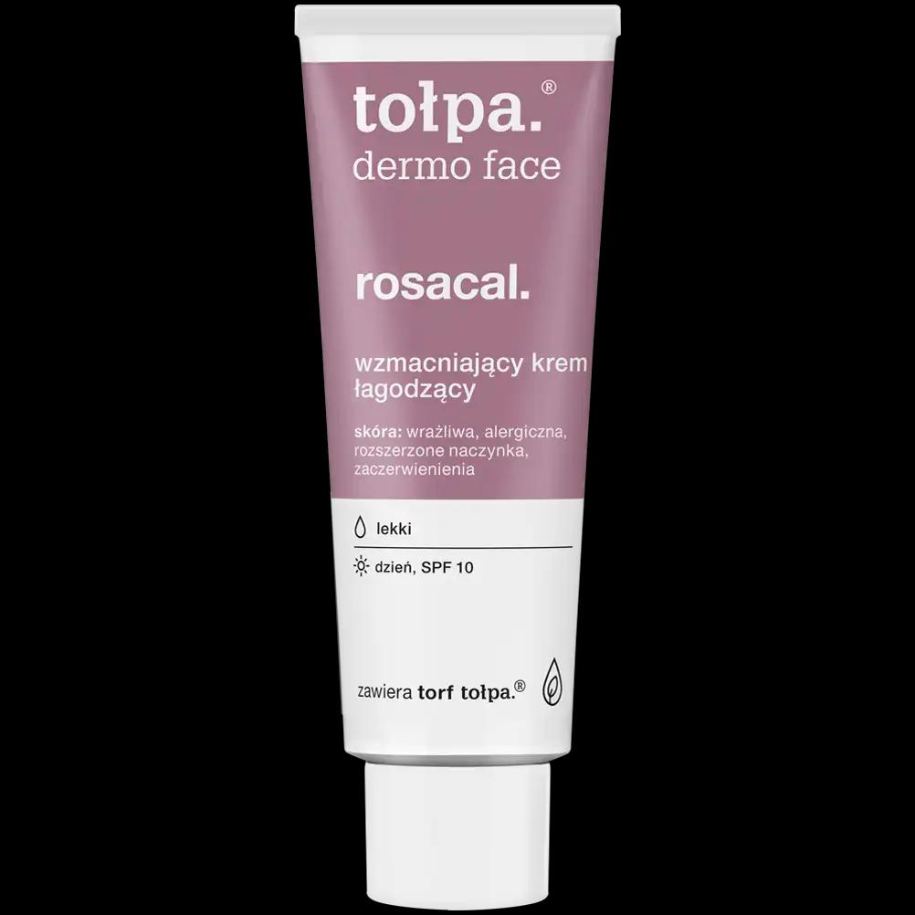 Tolpa Dermo Face Rosacal łagodzący krem wzmacniający , lekki, dzień, SPF10, 40 ml