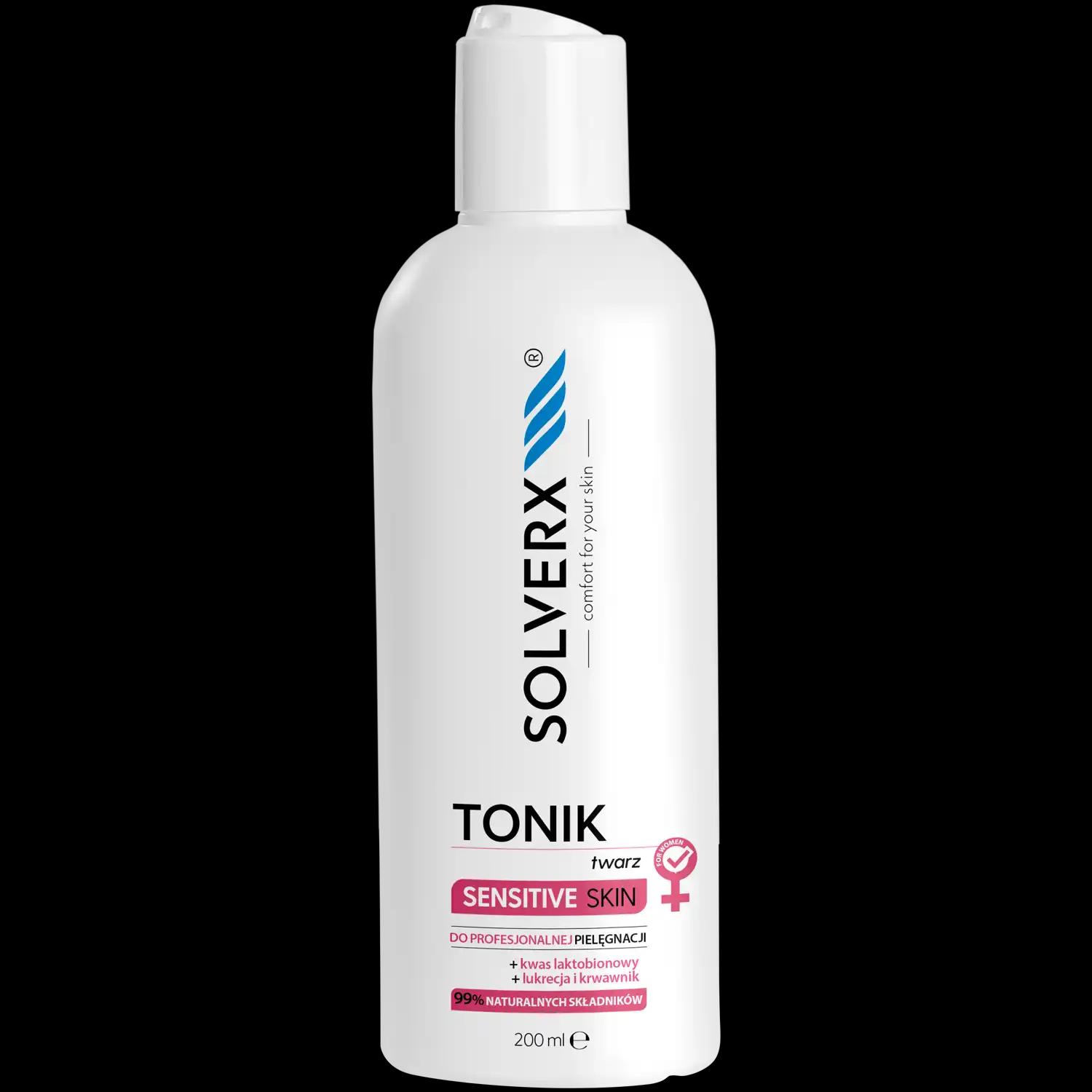 Solverx Sensitive tonik do twarzy, 200 ml