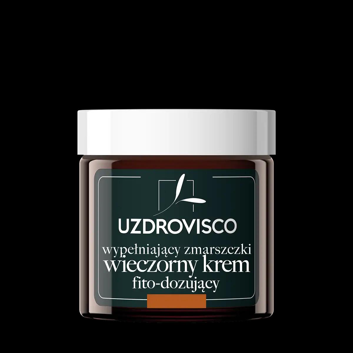 Uzdrovisco Kurkuma wypełniający zmarszczki krem do twarzy wieczorny, 50 ml