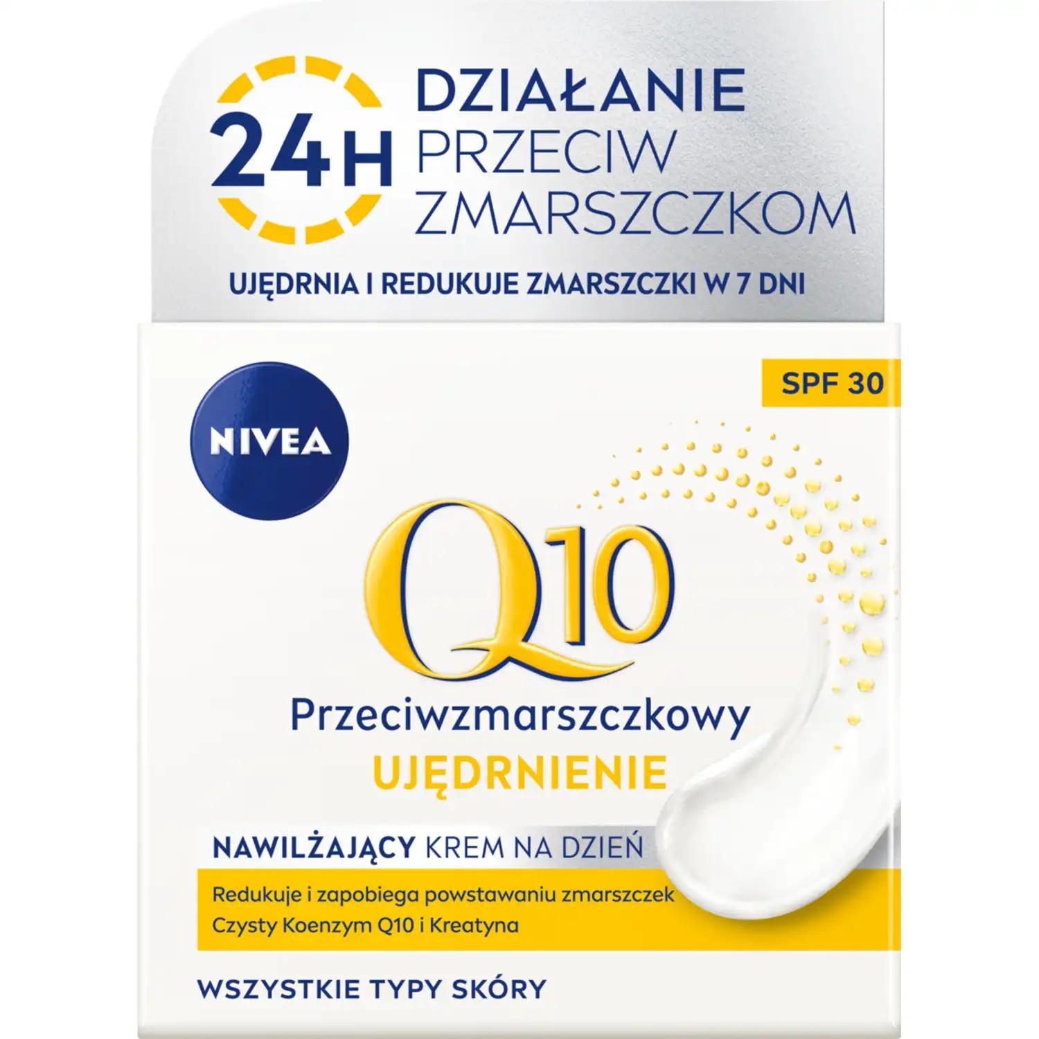 Nivea Q10 Power przeciwzmarszczkowy krem do twarzy na dzień SPF 30, 50 ml