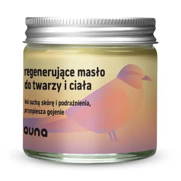 Auna masło regenerujące do twarzy i ciała z olejem różanym i makowym, 60 ml