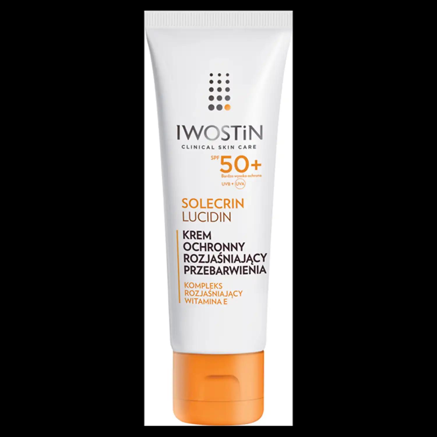 Iwostin Solecrin krem na przebarwienia do twarzy SPF50+, 50 ml