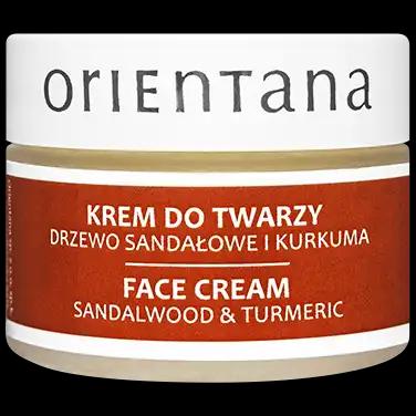 Orientana Drzewo sandałowe, kurkuma regenerujący krem do twarzy na dzień i noc, 50 g