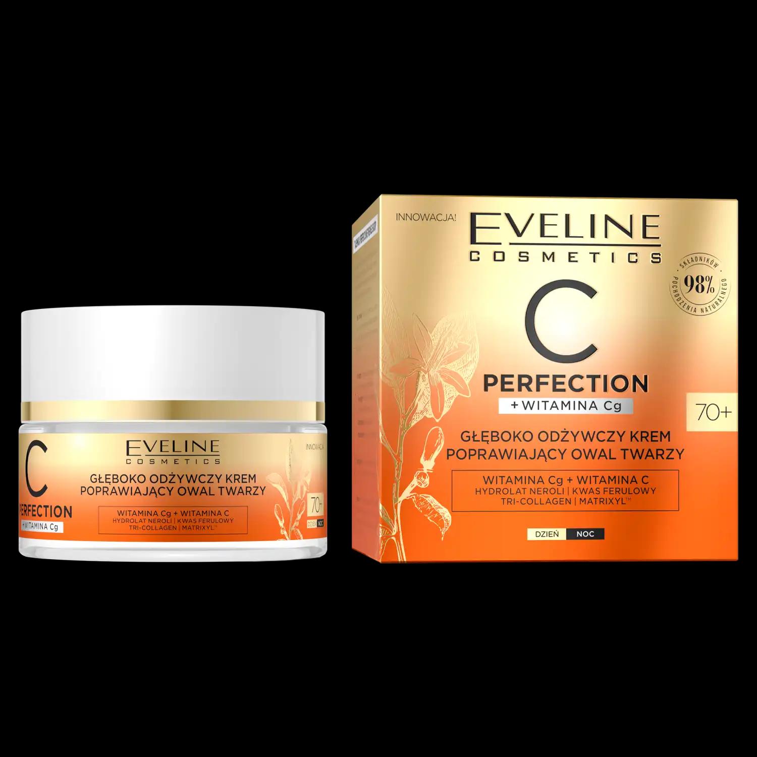 Eveline Cosmetics C-Perfection odżywczy krem do twarzy 70+, 50 ml