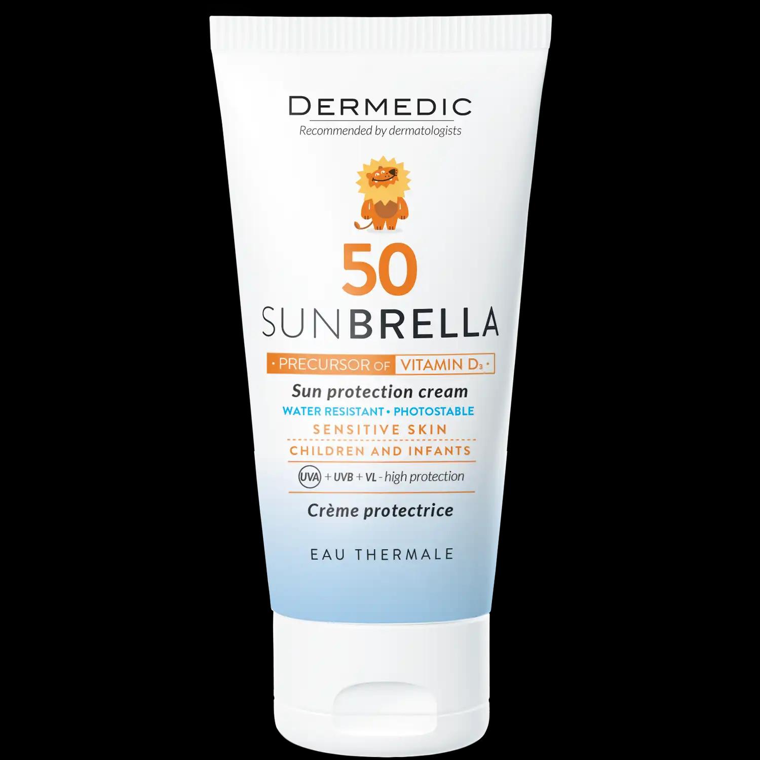 Dermedic Sunbrella Baby wodoodporny krem ochronny dla dzieci SPF50, 50 ml