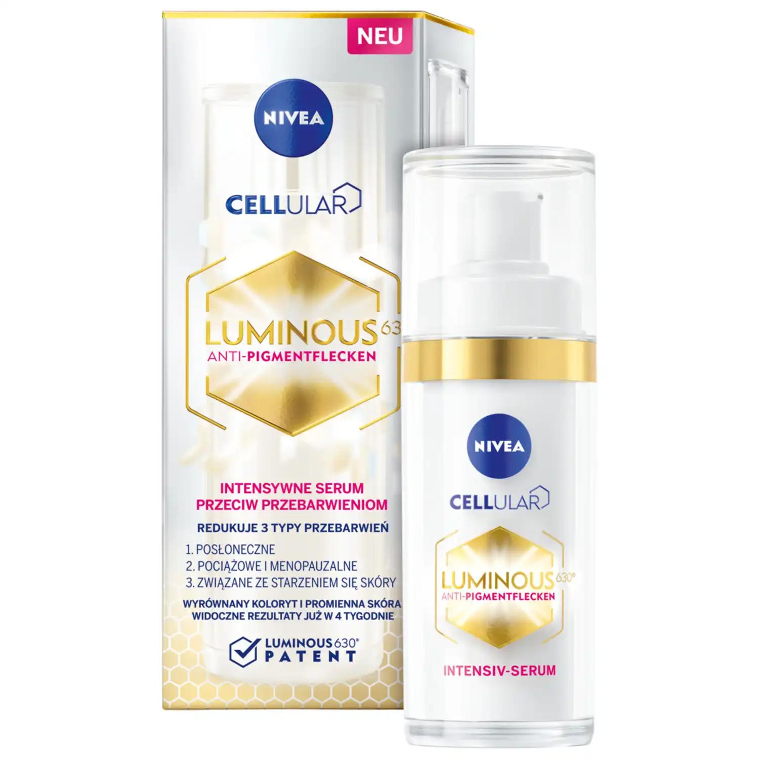 Nivea Cellular Luminous 630 serum do twarzy przeciw przebarwieniom, 30 ml