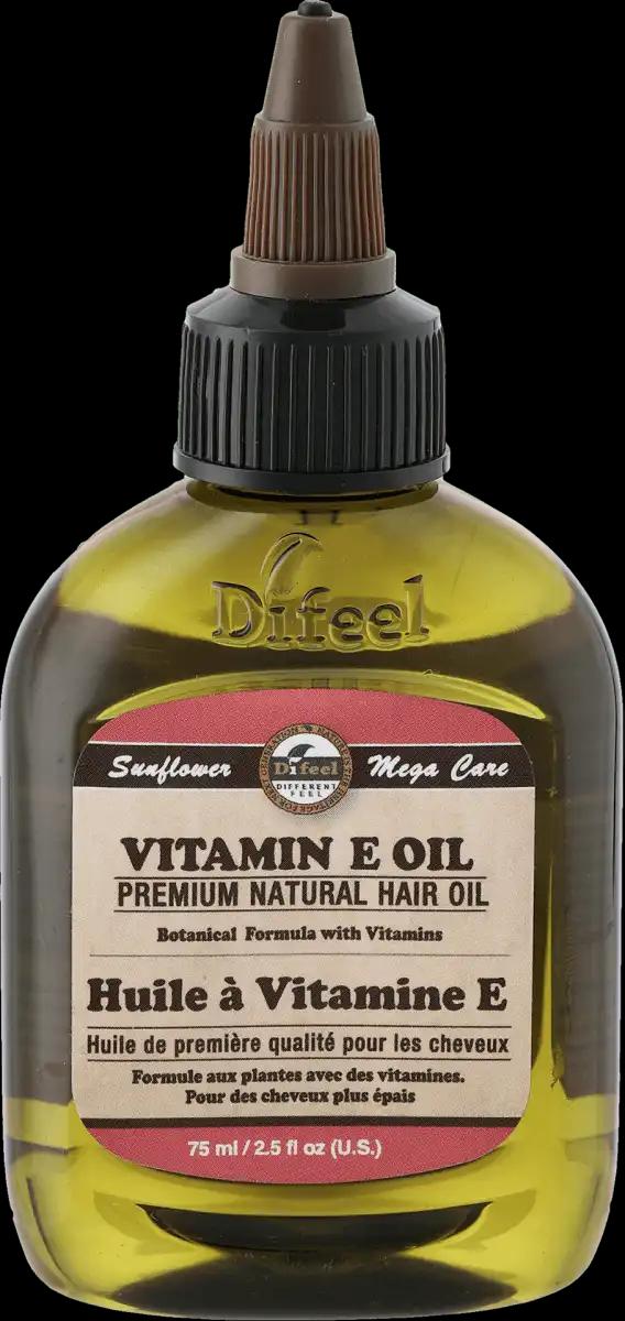 Difeel Premium Natural Hair Oil - Vitamin E, olejek do włosów, 75 ml