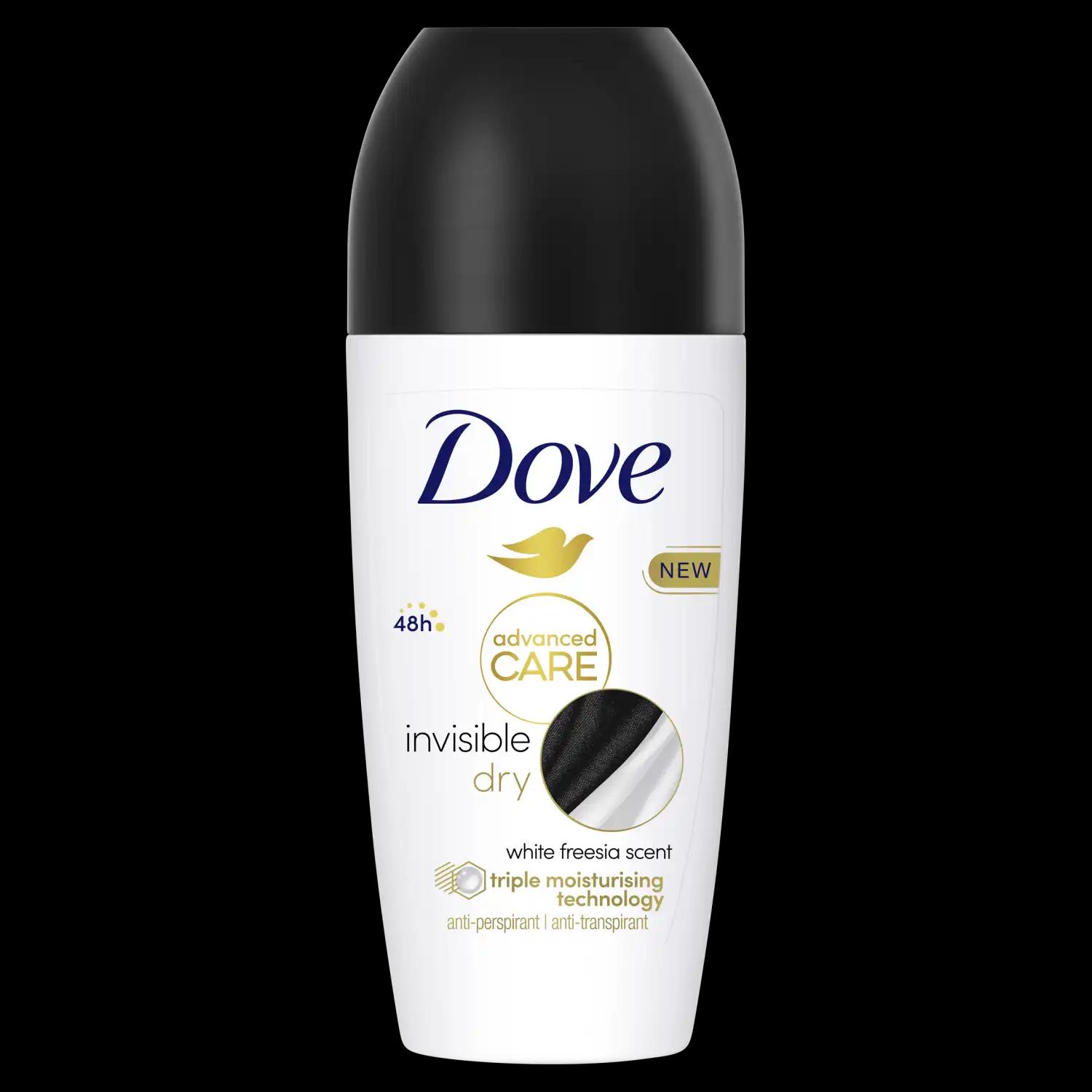 Dove Invisible Dry antyperspirant damski w kulce, 50 ml