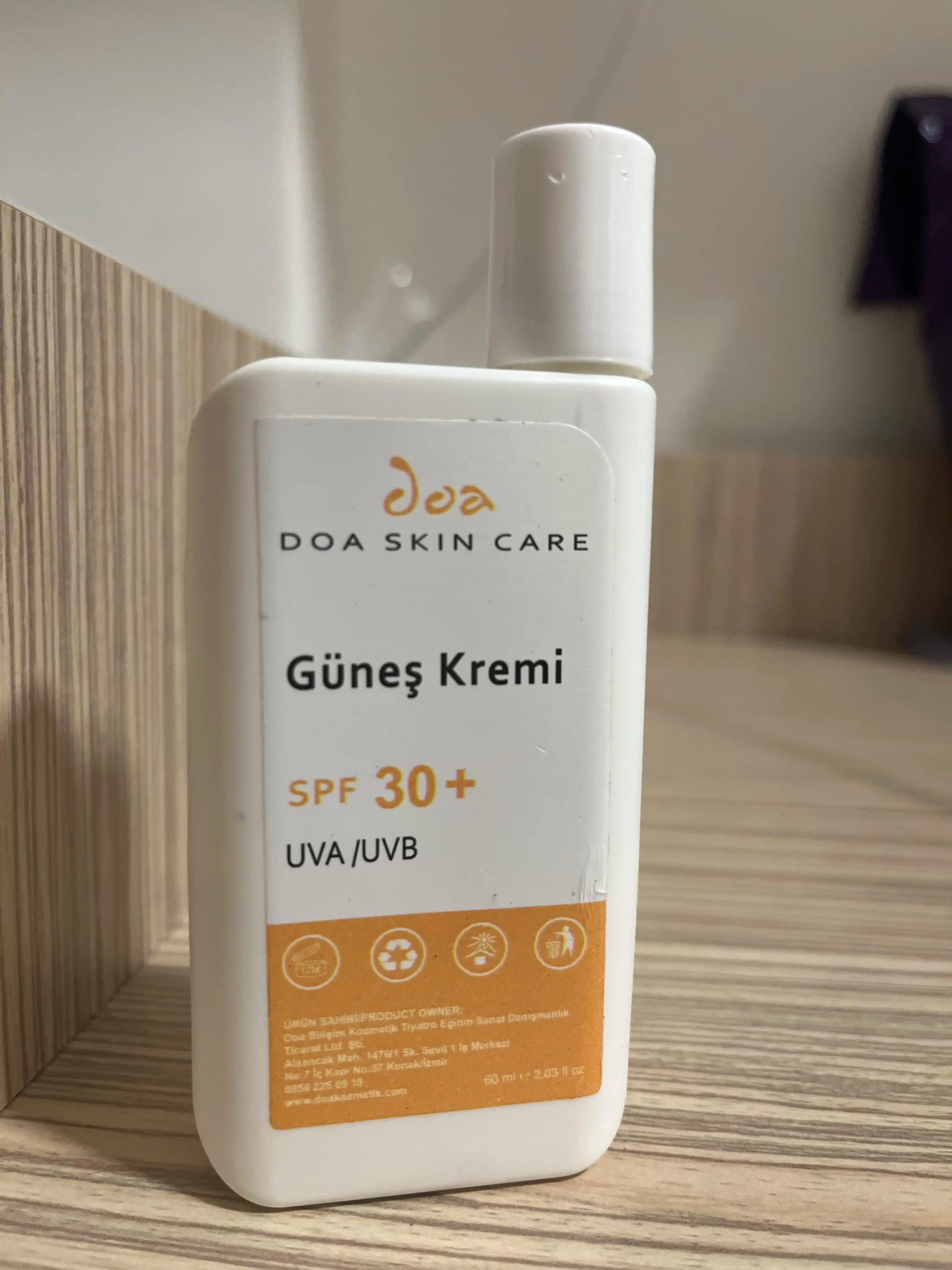 Doa Kozmetik Spf+30 Güneş Kremi