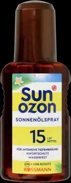 SUNOZON Classic olejek do opalania w spray'u, średnia ochrona, SPF 15 150 ml