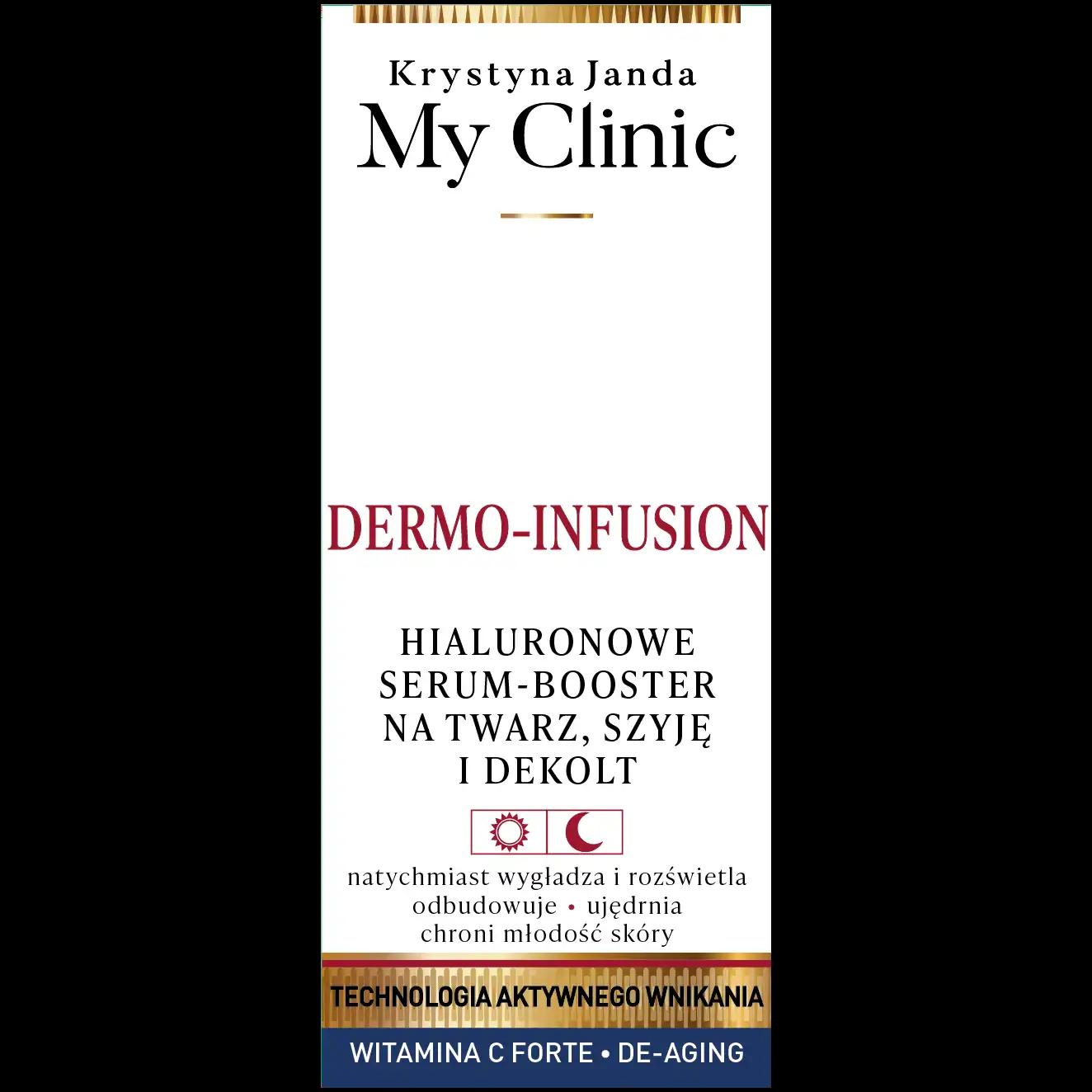 Janda My Clinic Dermo-Infusion hialuronowe serum-booster na twarz, szyję i dekolt, 30 ml