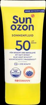 SUNOZON Classic fluid przeciwsłoneczny, matujący, wysoka ochrona, SPF 50 50 ml