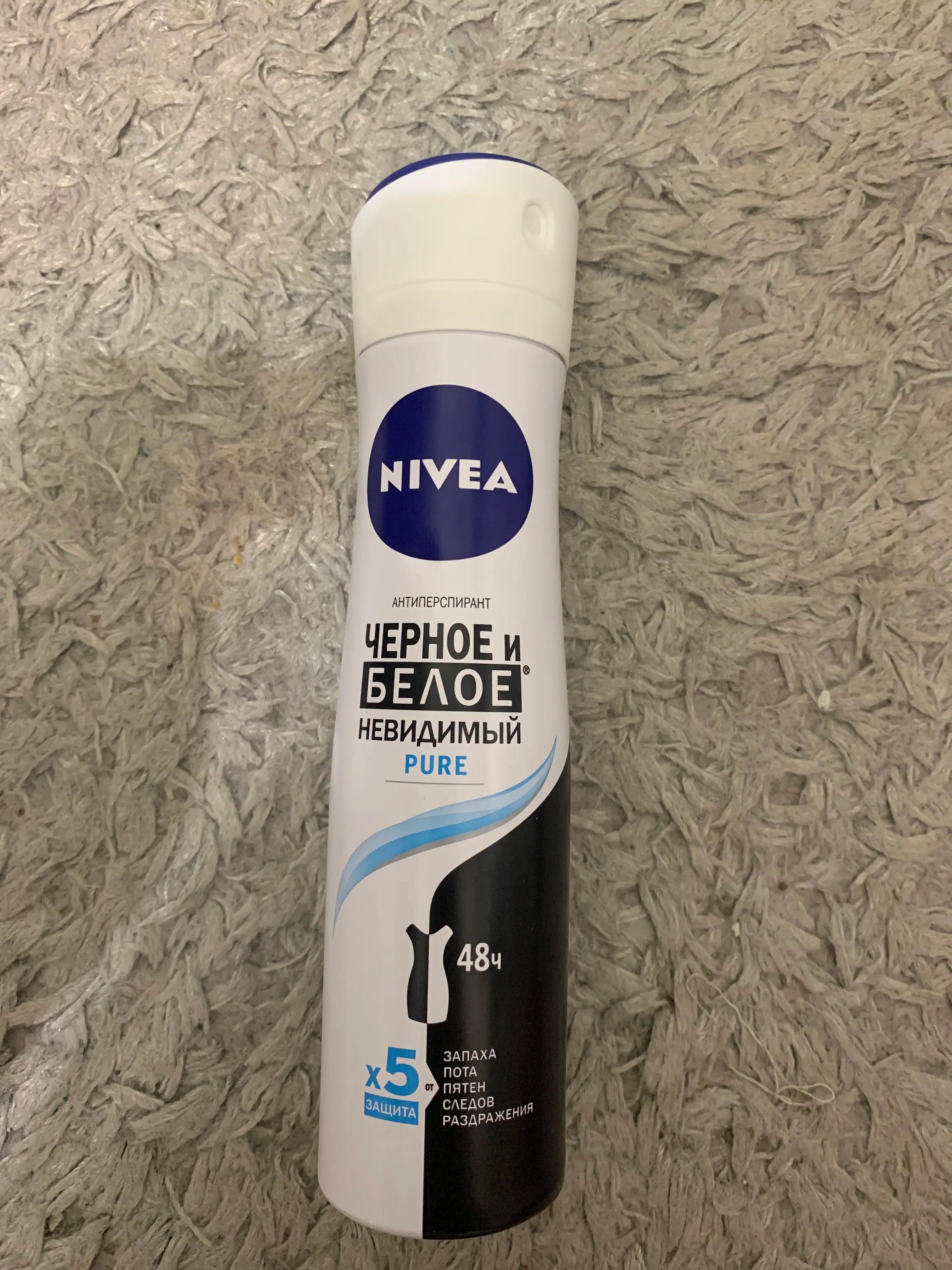 Nivea Антиперспірант Чорне та Біле Невидимий Pure