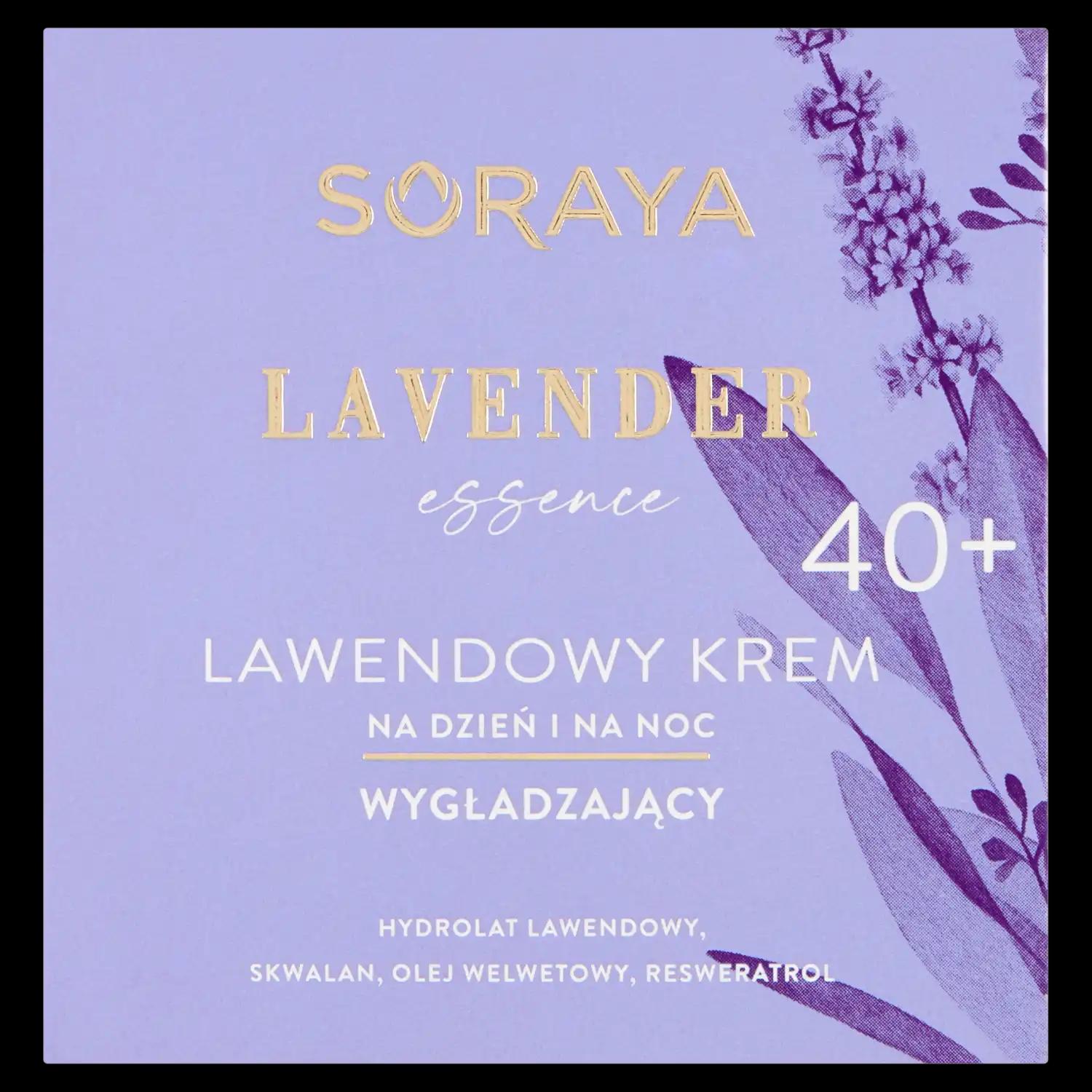 Soraya Lavender krem do twarzy 40+ na dzien i noc, 50 ml