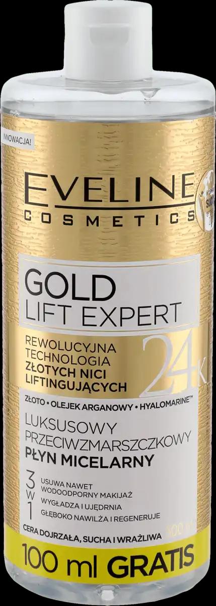 Eveline Cosmetics Gold Lift expert płyn micelarny, 500 ml