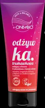 ONLYBIO Hair in Balance truskawkowa, nadająca włosom truskawkowo-różowy odcień 200 ml