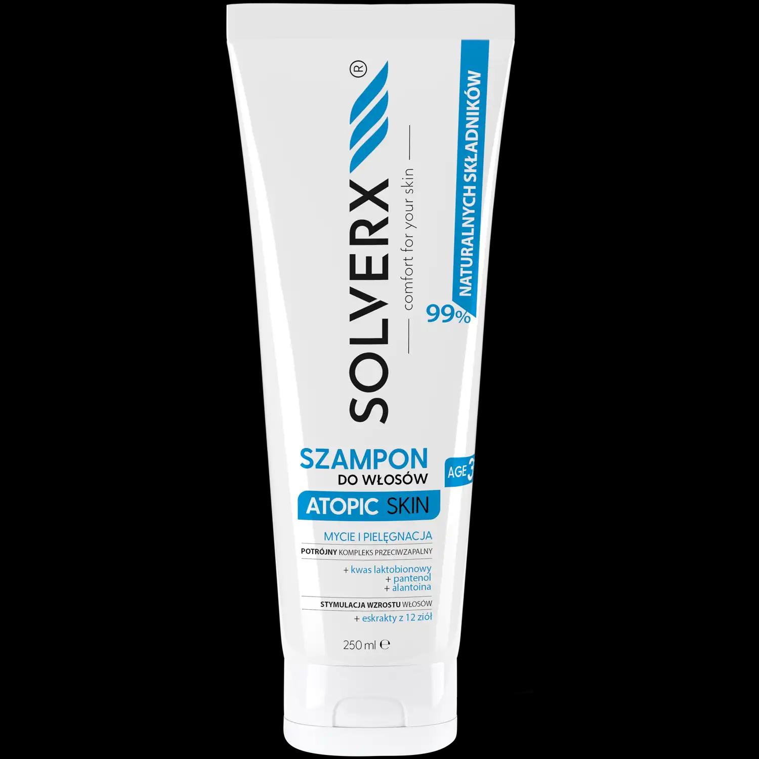 Solverx Atopic Skin do włosów, 250 ml