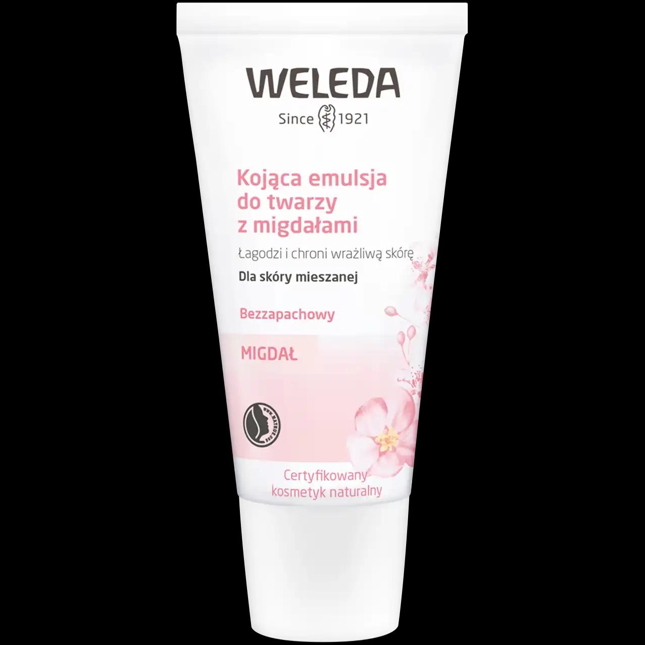 Weleda Migdał kojąca emulsja do twarzy, 30 ml