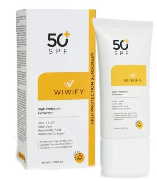 WIWIFY Çok Yönlü Yüksek Koruyucu Güneş Kremi Spf50 75 ml