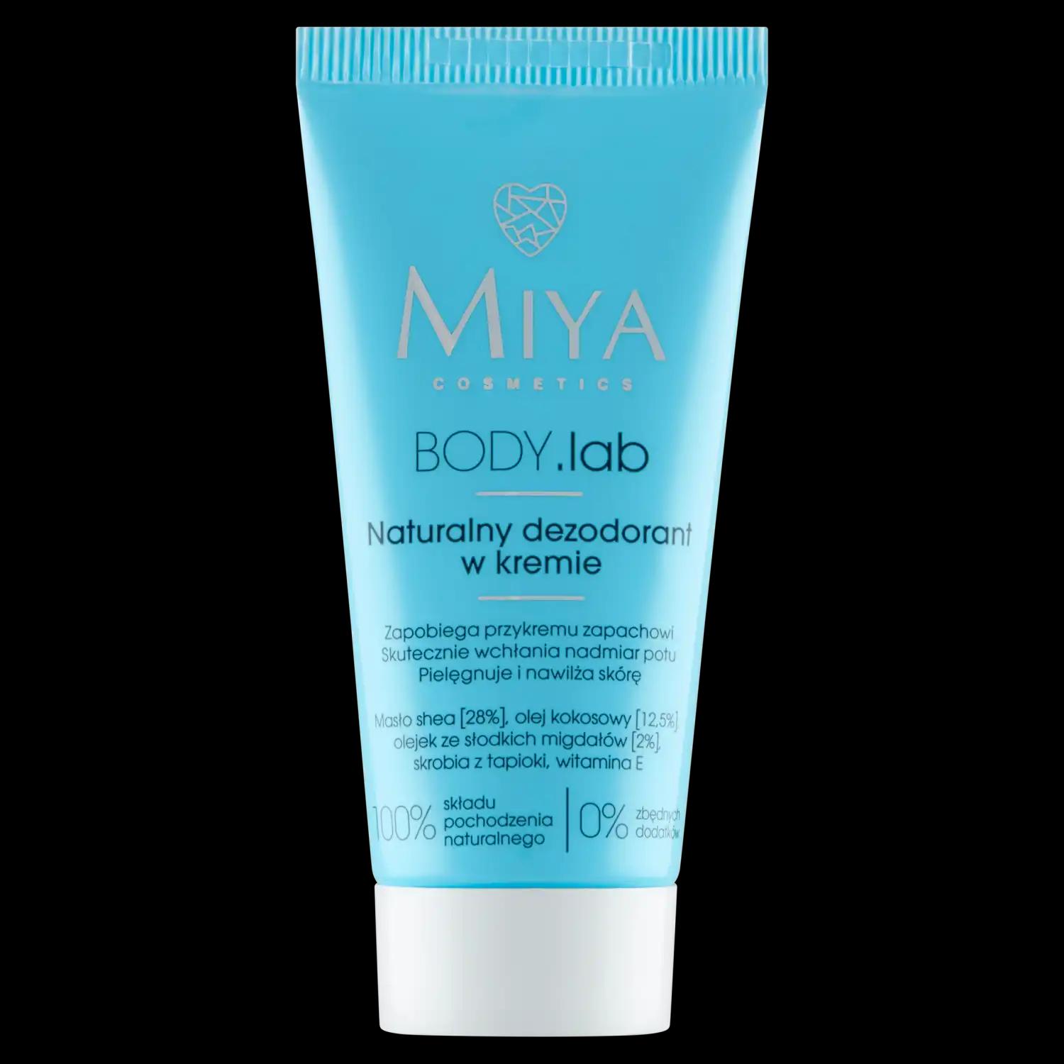 MIYA COSMETICS Miya Cosmetics BODY.lab dezodorant w kremie, 30 ml