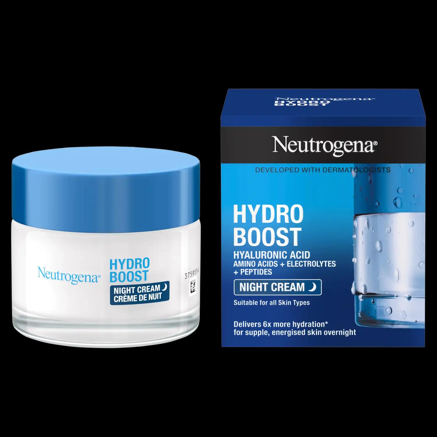 Neutrogena Hydro Boost nawadniający krem-maska do twarzy na noc, 50 ml