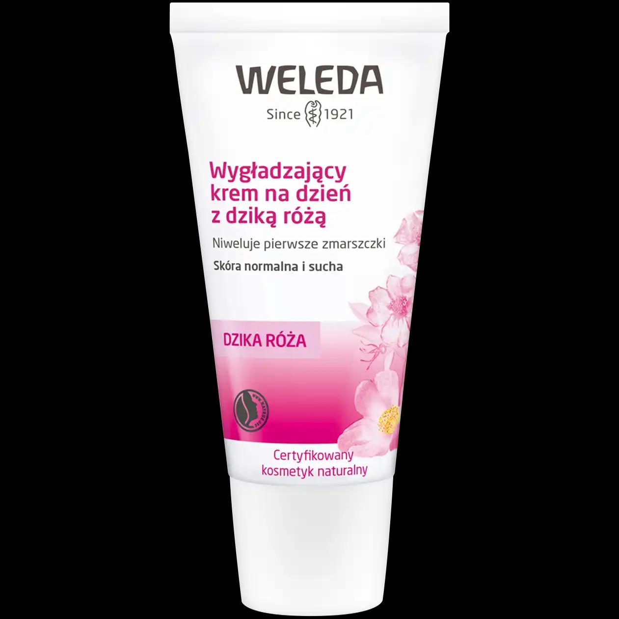 Weleda Dzika róża wygładzający krem do twarzy na dzień, 30 ml