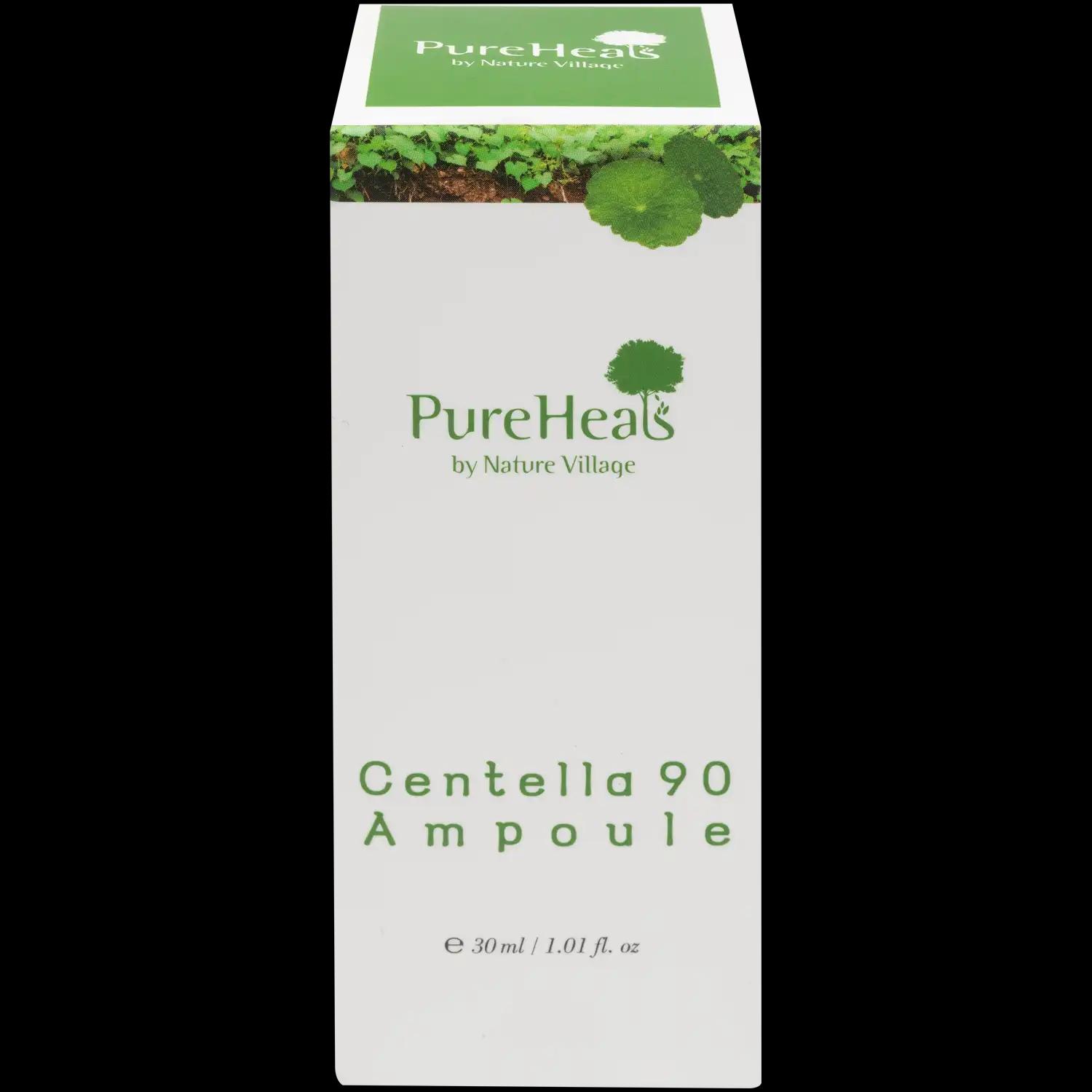 Pureheals Centella90 Ampoule wygładzająco-ujędrniająca serum-ampułka do twarzy z wąkrotką azjatycką 90%, 30 ml