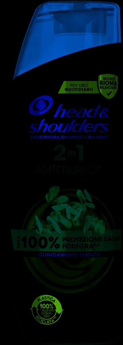 Head & Shoulders Shampoo + balsamo 2in1 antiprurito, 225 ml