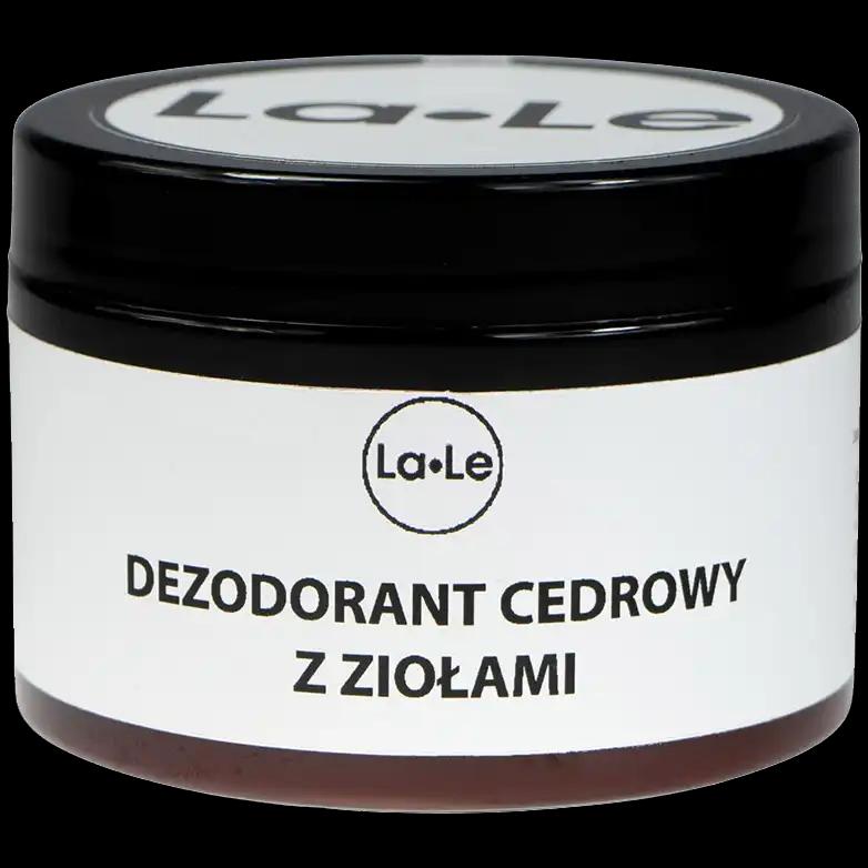 La-Le Cedrowy z ziołami dezodorant w kremie do ciała, 150 ml