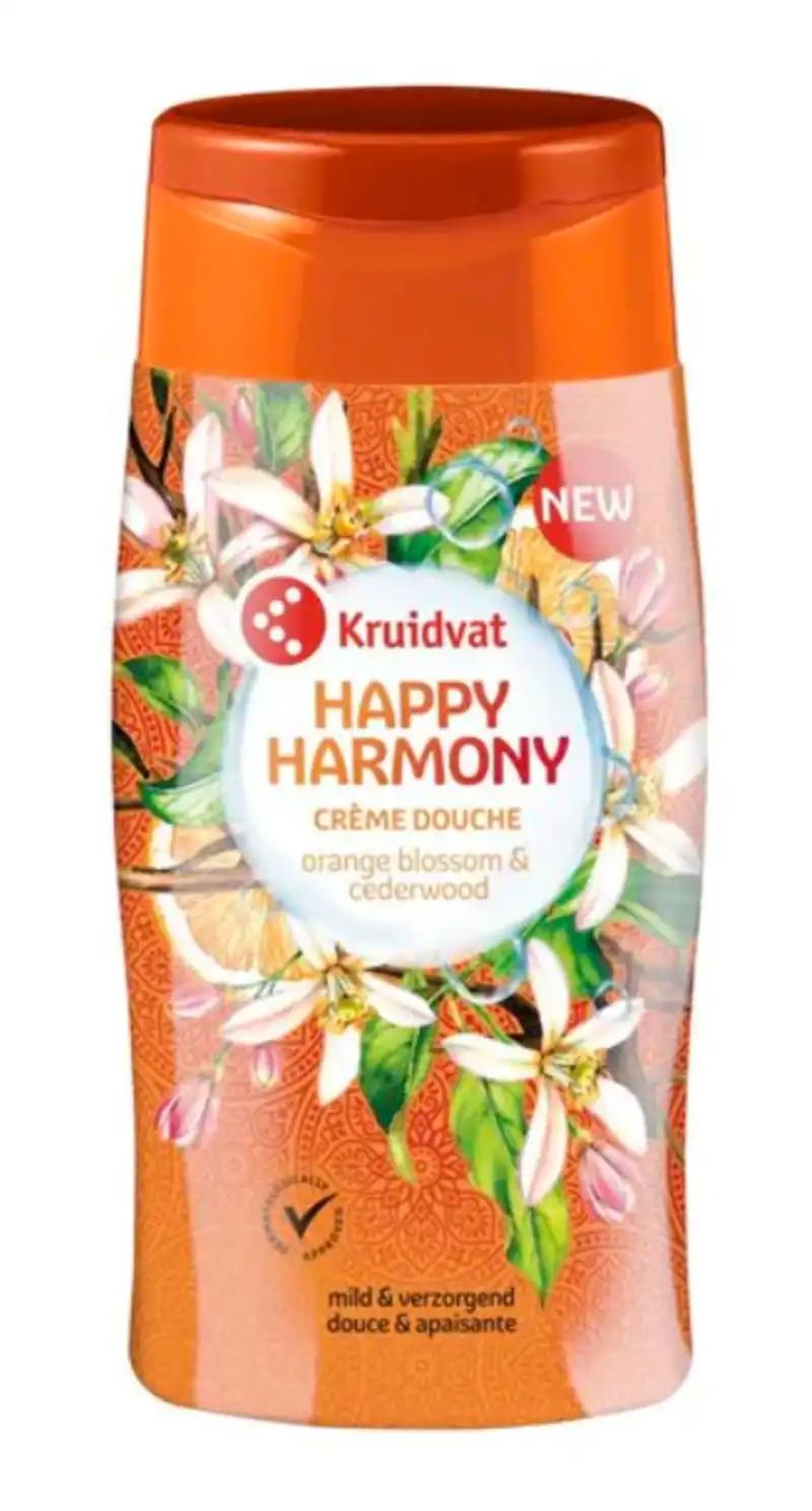 Kruidvat crème douche orange blossom & cederwood