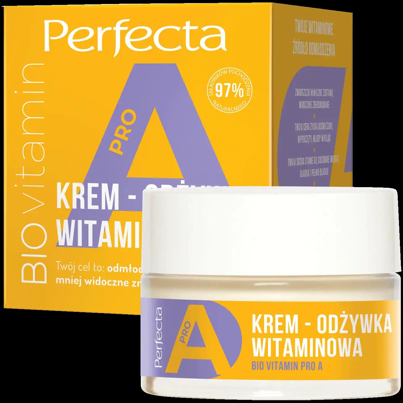 Perfecta Vitamins krem-odżywka witaminowa A do twarzy, 50 ml