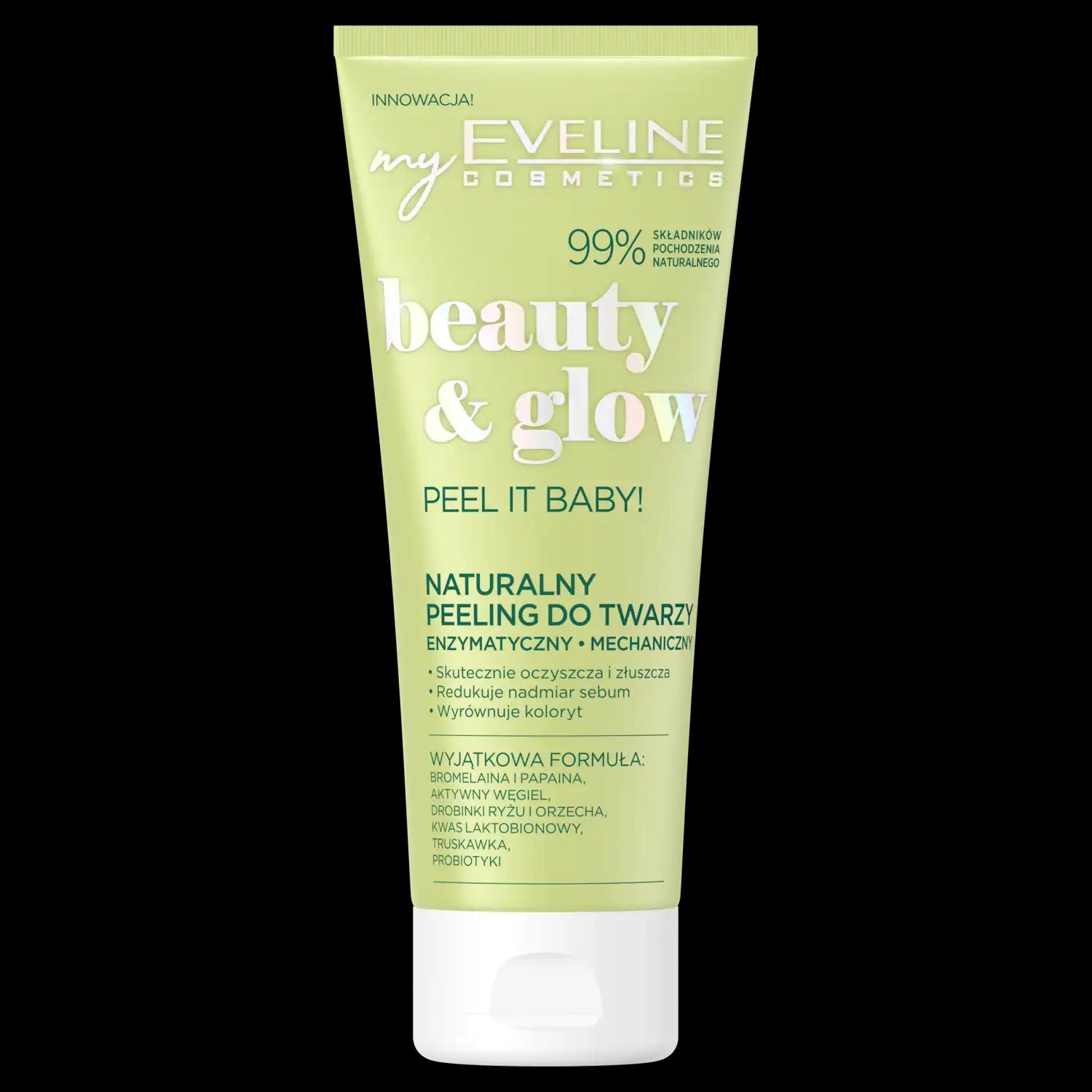 Eveline Cosmetics Beauty&Glow peeling 2w1 do twarzy, 75 ml