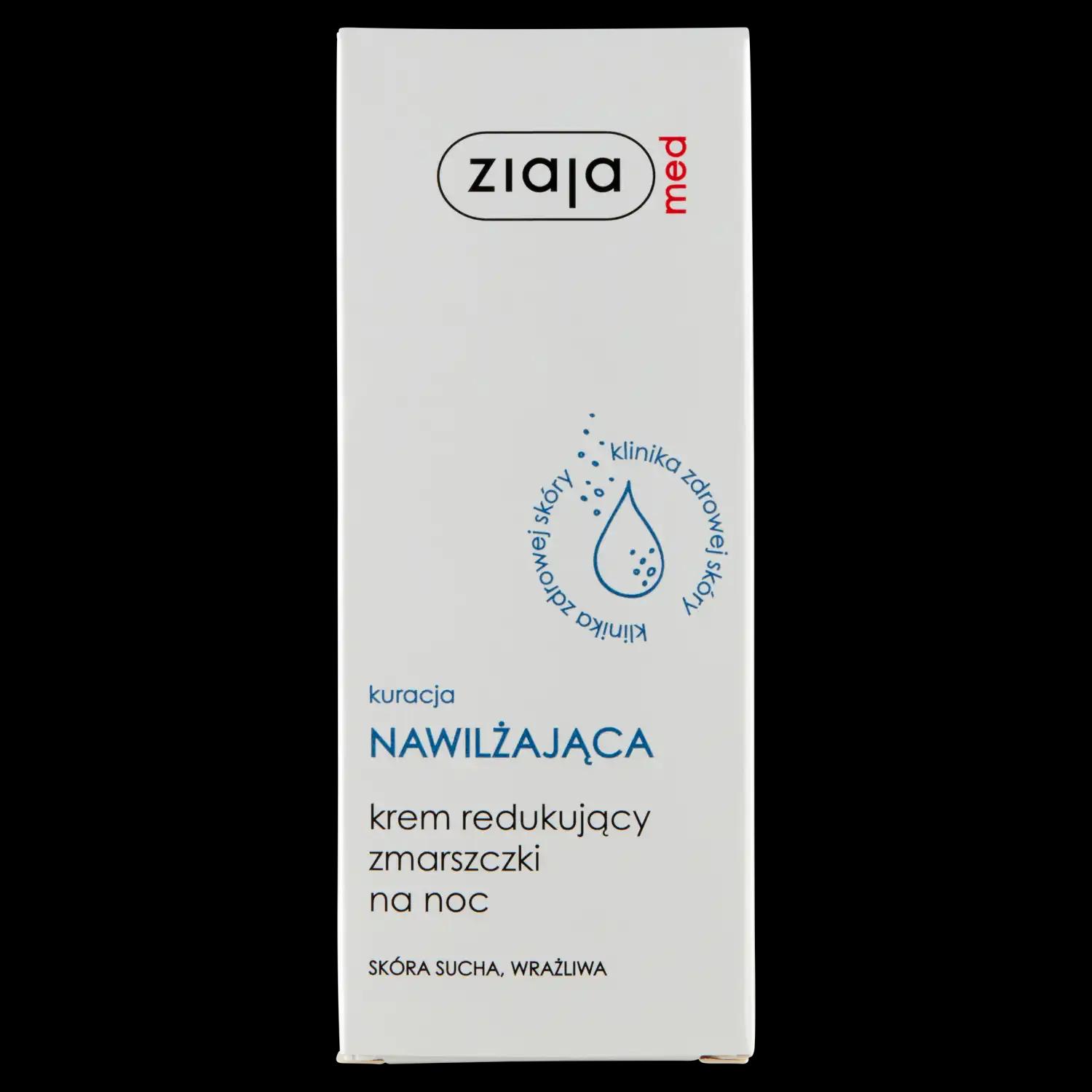 Ziaja med nawilżający krem do twarzy na noc, 50 ml