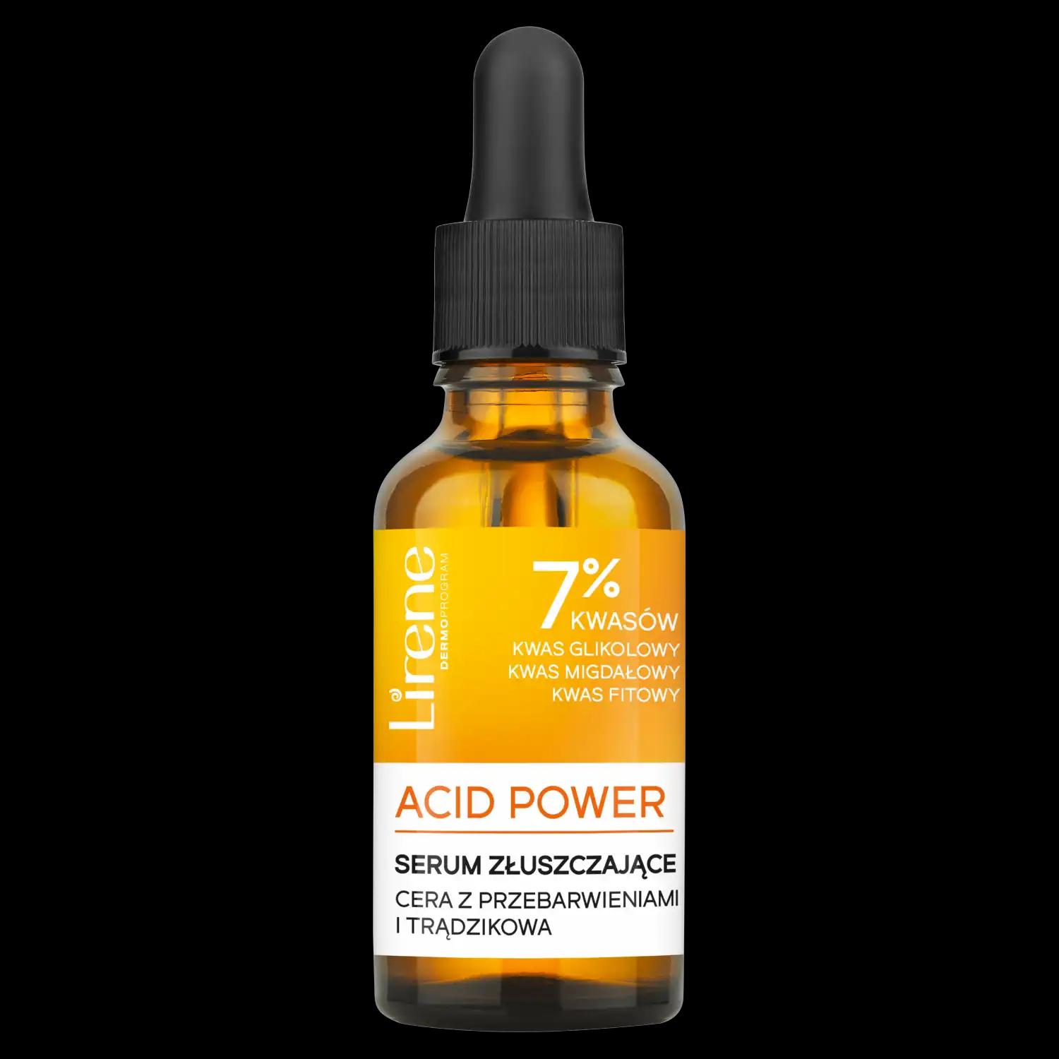 Lirene Acid Power złuszczające serum do twarzy, 30 ml