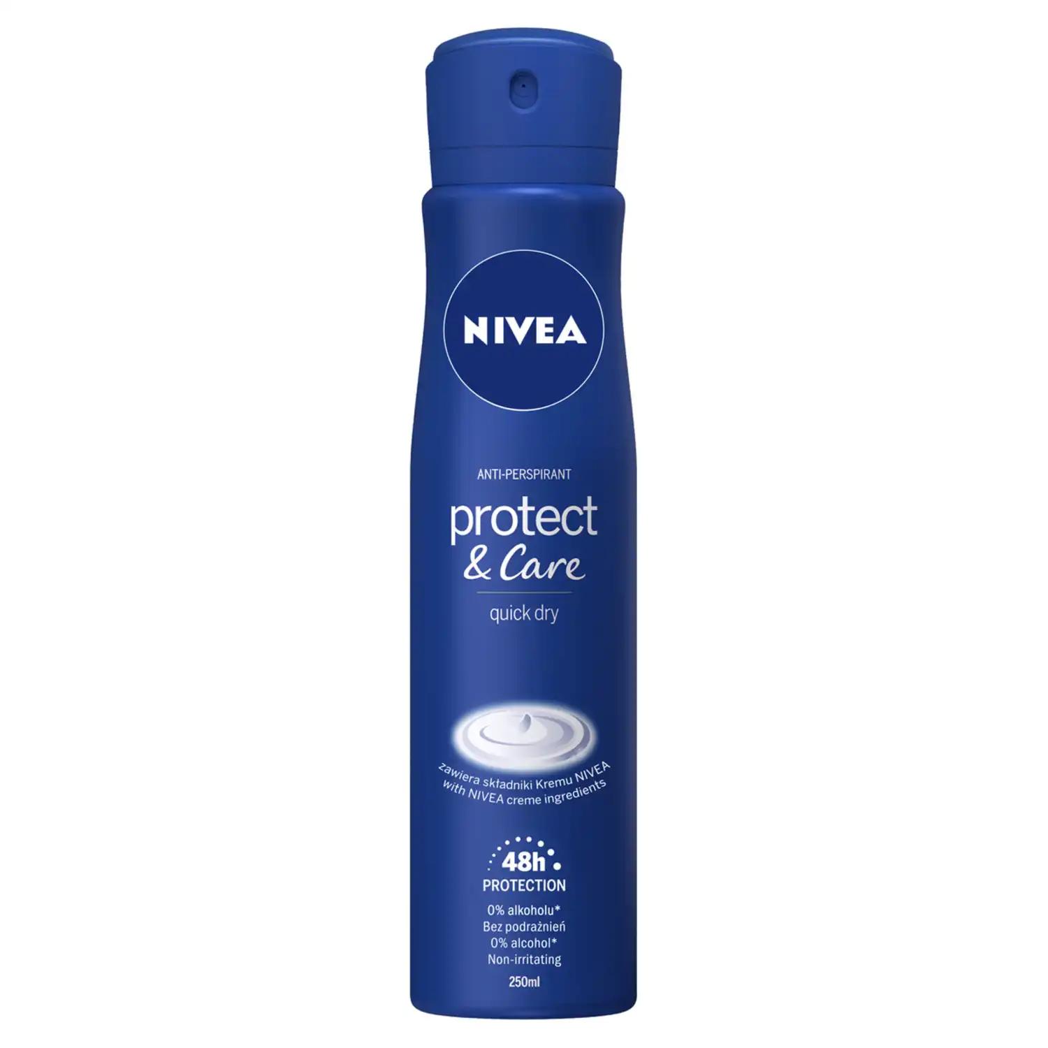 Nivea Protect & Care antyperspirant damski w sprayu, 250 ml