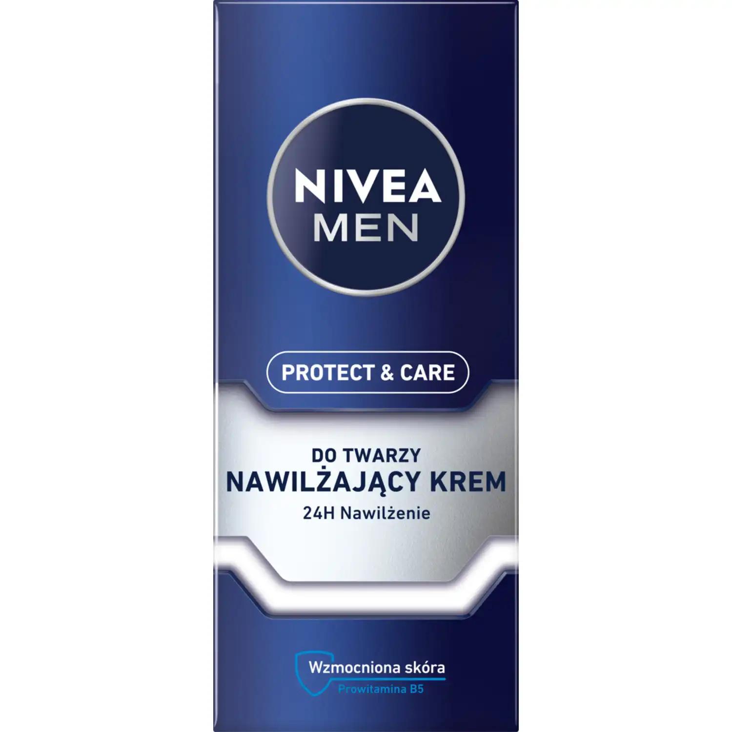 Nivea Men Protect & Care nawilżający krem do twarzy męski, 75 ml