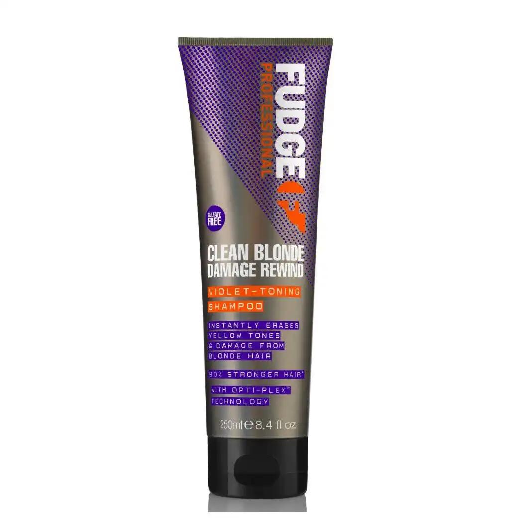 Fudge Clean Blonde Damage Rewind regenerujący i tonujący do włosów blond, 250 ml