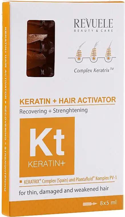 Revuele Активатор для волосся, Keratin+ Ampoules Hair Restoration Activator