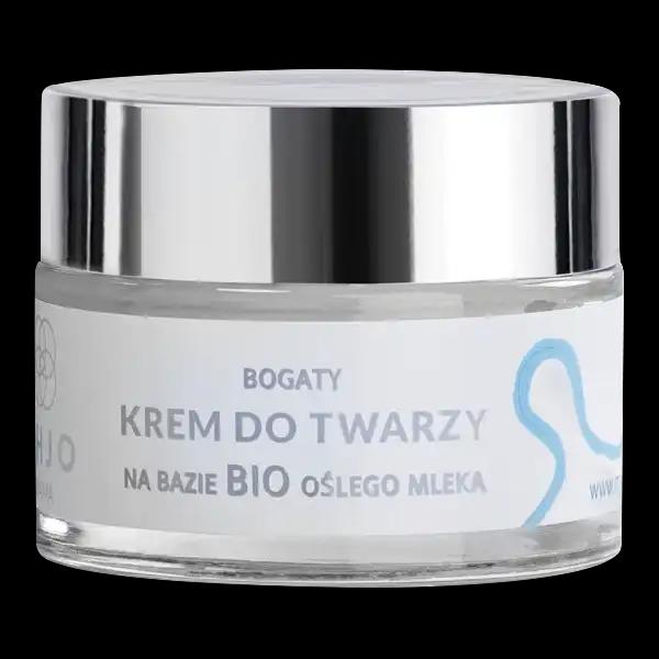 Ohjo Mama bogaty krem do twarzy na bazie bio oślego mleka, 50 g