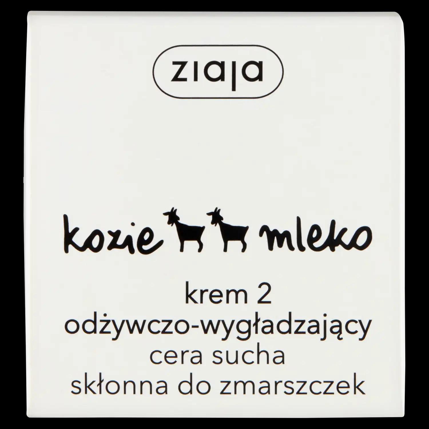 Ziaja Kozie Mleko odżywczo-wygładzający krem do cery suchej i skłonnej do zmarszczek na dzień i noc, 50 ml