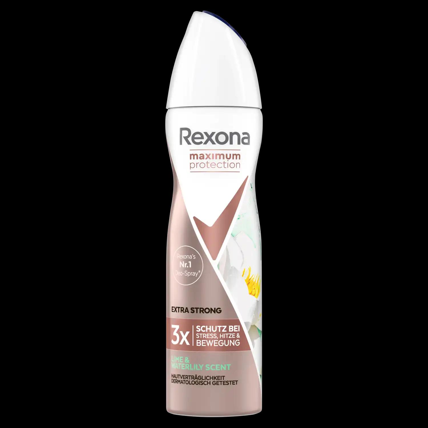 Rexona Lime And Waterlily antyperspirant w sprayu damski, 150 ml