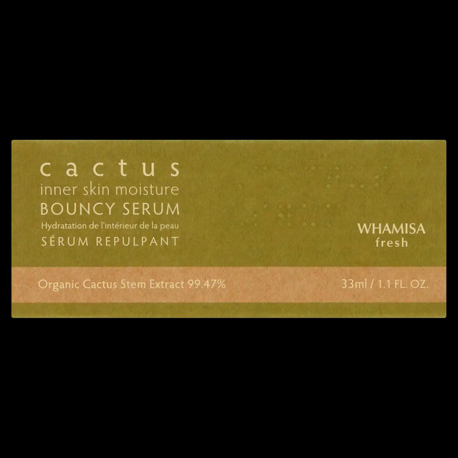 Whamisa Cactus nawilżające serum do twarzy, 33 ml