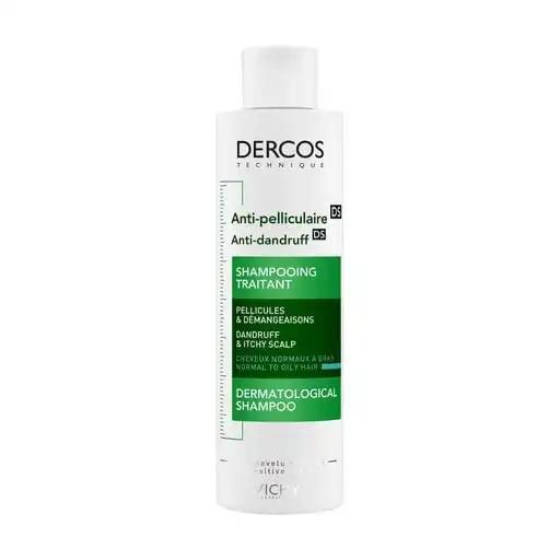 Vichy Шампунь посиленої дії Dercos Anti-Dandruff DS Shampoo проти лупи, для жирного волосся та подразненої шкіри голови, 200 мл