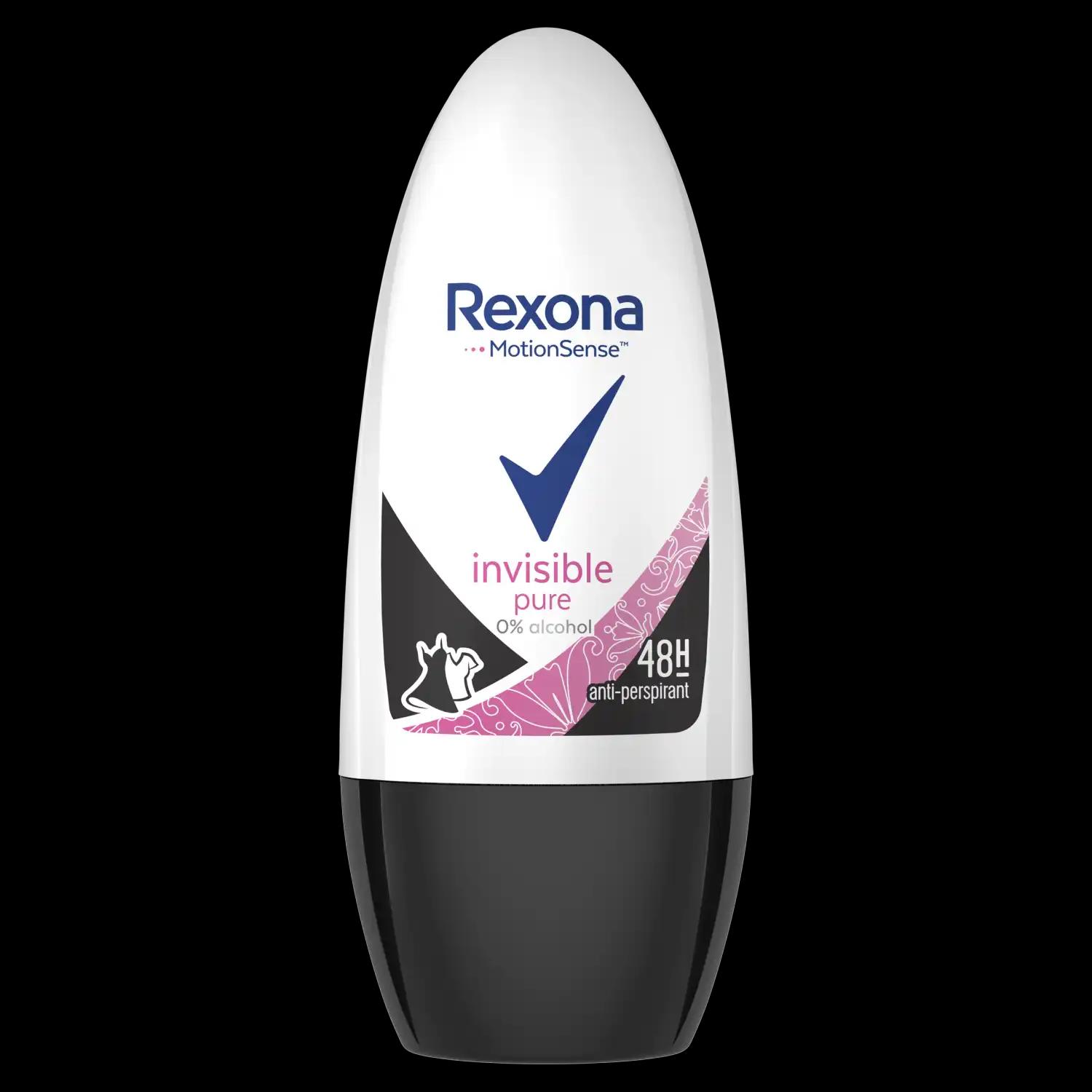 Rexona Invisible Pure antyperspirant damski w kulce, 50 ml