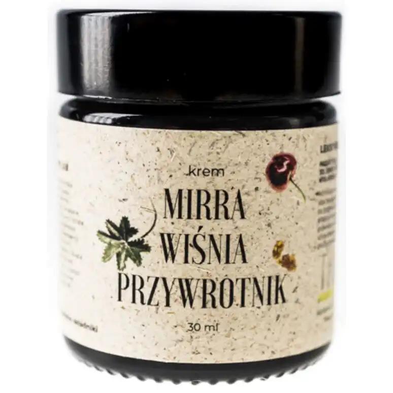 Trawiaste krem do twarzy z mirrą, 30 ml