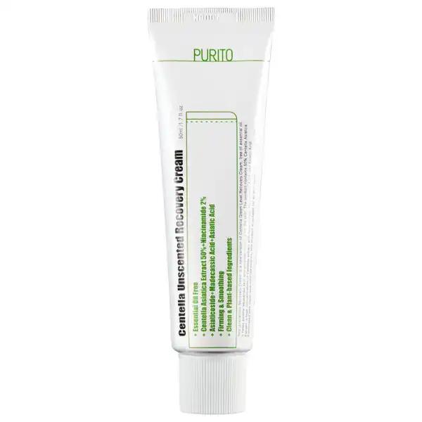 Purito Centella Unscented bezzapachowy krem do twarzy na bazie wąkroty azjatyckiej, 50 ml