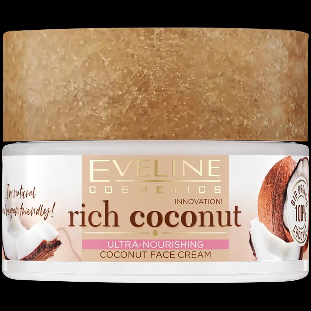 Eveline Cosmetics Rich Coconut ultra-odżywczy krem do twarzy, 50 ml