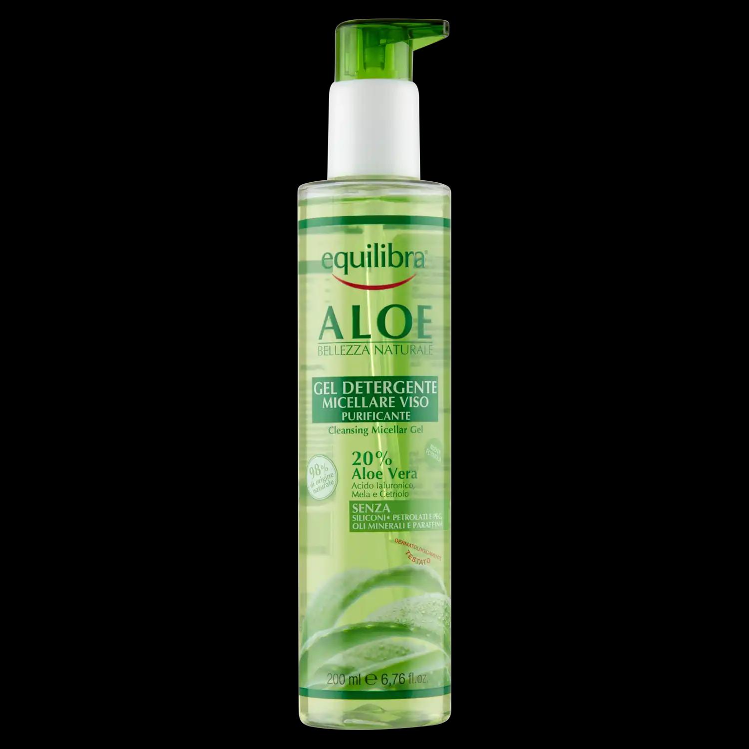 Equilibra Aloe oczyszczający żel micelarny, 200 ml